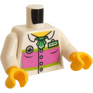 LEGO hvid Ferris Hjul Is Lady Minifig Torso (973 / 76382)