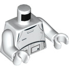 LEGO Hvit First Order Minifigur Overkropp med Hvit Armer og Hvit Hender (973 / 76382)