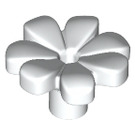 LEGO blanc Fleur avec Squared Pétales (sans renfort) (4367 / 32606)