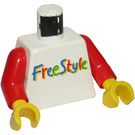 LEGO Weiß Freestyle Torso (973 / 73403)