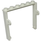 LEGO White Garage Door Frame 1 x 6 x 4