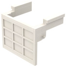 LEGO White Garage Door with Hinge Ping on Counterweights