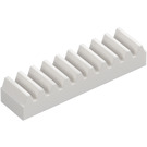 LEGO White Gear Rack 4 (3743 / 4296)