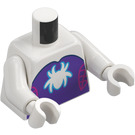 LEGO White Ghost Spider with White Spider Logo Minifig Torso (973 / 76382)