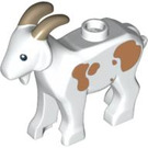 LEGO Weiß Goat mit Dark Tan Horns und Dark Flesh Spots (96089)