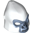 LEGO White Gorilla Mask with Sand Blue Face and Fangs (13361 / 14049)