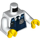 LEGO White Gracie Goodhart with Life Jacket Minifig Torso (973 / 76382)
