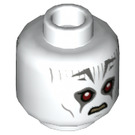 LEGO Weiß Grand Inquisitor Minifigure Kopf (Einbau-Vollbolzen) (3626 / 100500)