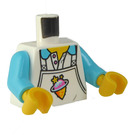 LEGO Bianco Hai Minifigure Busto (973 / 76382)