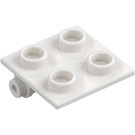 LEGO hvid Hængsel 2 x 2 Top (6134)