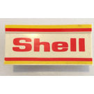 LEGO Wit Scharnier 6 x 3 met Shell (2440)