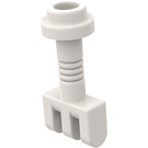 LEGO White Hinge Bar 2 with 3 Stubs and Top Stud (2433)