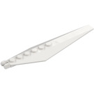 LEGO White Hinge Plate 1 x 12 with Angled Sides and Tapered Ends (53031 / 57906)