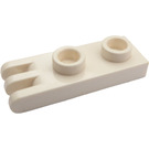 LEGO White Hinge Plate 1 x 2 with 3 fingers and Hollow Studs (4275)