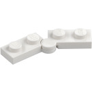 LEGO Blanc Charnière assiette 1 x 4 (1927 / 19954)