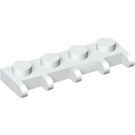 LEGO Bianco Cerniera Piastra 1 x 4 con Macchina Tetto Supporto (4315)