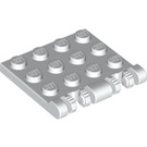 LEGO White Hinge Plate 4 x 4 Locking (44570 / 50337)