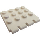 LEGO Bianco Cerniera Piastra 4 x 4 Veicolo Tetto (4213 / 30001)