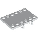 LEGO White Hinge Plate 4 x 6 (65133)