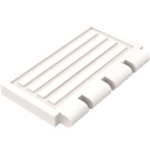 LEGO Weiß Scharnier Fliese 2 x 4 mit Ribs (2873)