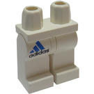 LEGO Bianco Fianchi e gambe con Adidas logo (3815)