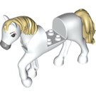 LEGO White Horse with Gray Mouth and Tan Hair (79616)