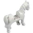 LEGO White Horse with Purple Mane and Butterfly Decoration with Blue Eyes (93085)