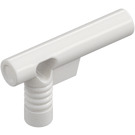 LEGO White Hose Nozzle with Side String Hole without Grooves (60849)