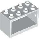 LEGO blanc Tuyau Reel 2 x 4 x 2 Titulaire (4209)