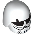LEGO Weiß Imperial Cadet Helm mit Schwarz Goggles (18291)