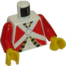 LEGO Blanco Imperial Guardia Torso con Rojo Brazos y Amarillo Manos (973)