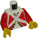 LEGO blanc Imperial Garder Torse avec rouge Bras et Jaune Mains (973)