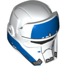 LEGO Wit Imperial Transport Pilot Helm met Blauw Strepen (47421)