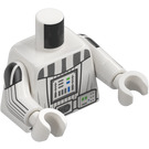 LEGO White Jedi Vader Minifig Torso (973)