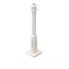LEGO White Lamp Post 2 x 2 x 7 with 6 Base Grooves (2039)