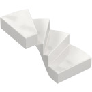 LEGO White Left Staircase 6 x 6 x 4 (28466)