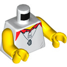LEGO Weiß Lifeguard Minifig Torso (973 / 76382)