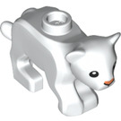 LEGO White Lion Cub with Black Eyes (77994)