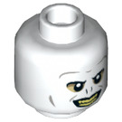 LEGO White Lord Voldemort with Black Robe Minifigure Head (Recessed Solid Stud) (3626 / 65744)