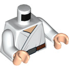 LEGO Weiß Luke Skywalker Minifig Torso (973 / 76382)