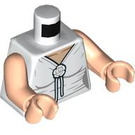 LEGO blanc Marion Ravenwood Minifig Torse (973 / 76382)