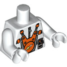 LEGO hvid Mars Mission Rumfart Dragt Torso (973 / 76382)