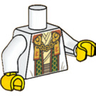 LEGO White Master Lloyd Torso (973 / 76382)