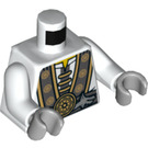 LEGO hvid Master Wu Minifig Torso (973 / 76382)