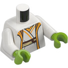 LEGO Vit Master Yoda med Vit Robe Minifigur Kropp (973 / 76382)