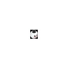 LEGO Weiß Minifig Kopf mit Evil Skull und Rote Augen (Einbau-Vollbolzen) (3626)