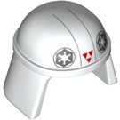 LEGO White Imperial Pilot Helmet with AT-DP Pilot Decoration (19746 / 57900)