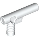 LEGO White Minifig Hose Nozzle with Side String Hole without Grooves (60849)