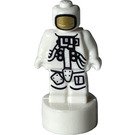 LEGO Bílá Minifigurka Statuette s NASA Spacesuit Výstroj (34959 / 78185)