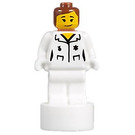 LEGO White Minifig Statuette with Nurse Decoration (12685)